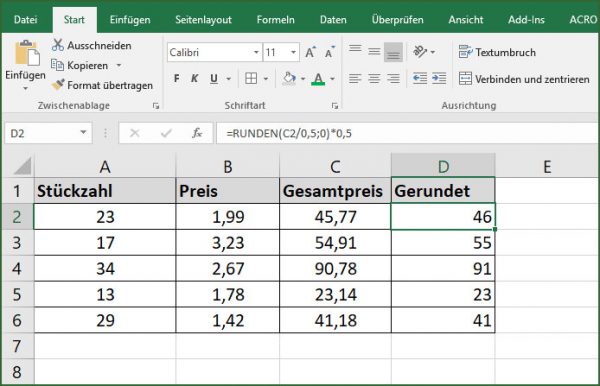 Excel Auf Einen Bestimmten Wert Runden Pcs Campus Hot Sex Picture