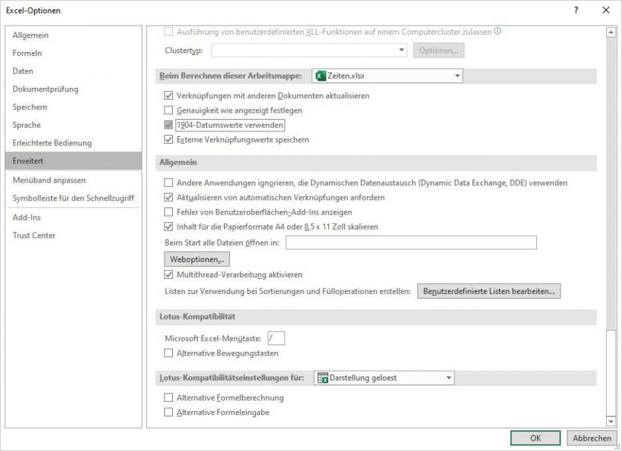 Excel Mit negativen Zeiten rechnen PCS Campus