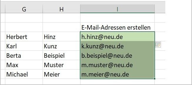 Excel - Blitzvorschau 4