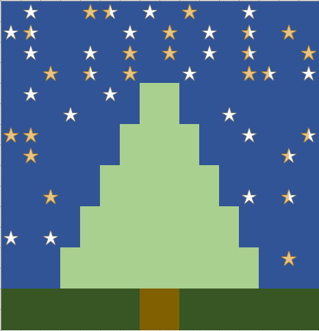 Screenshot 4 - Excel Weihnachtsbaum