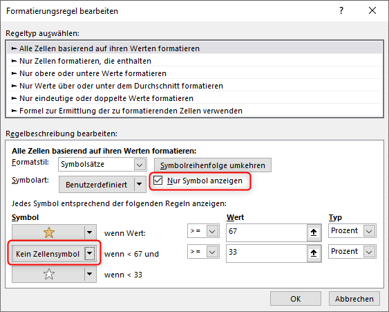 Screenshot 8 - Excel Weihnachtsbaum