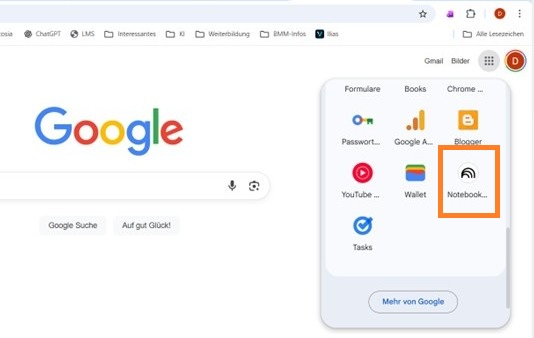 Screenshot 1 - NotebookLM