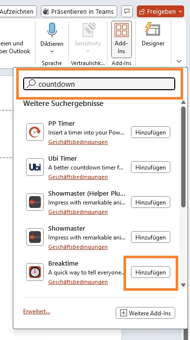 Screenshot 2 PowerPoint Countdown